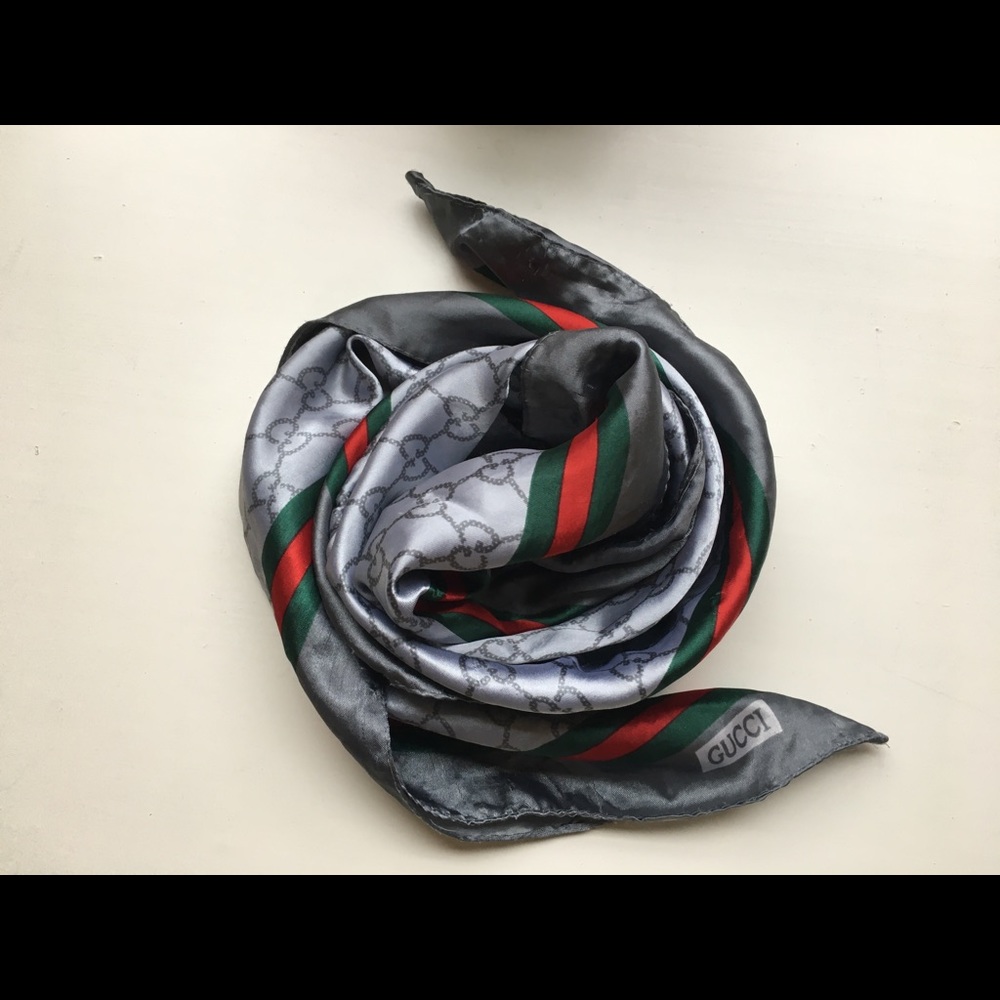 Authentic Gucci Silk Scarf
